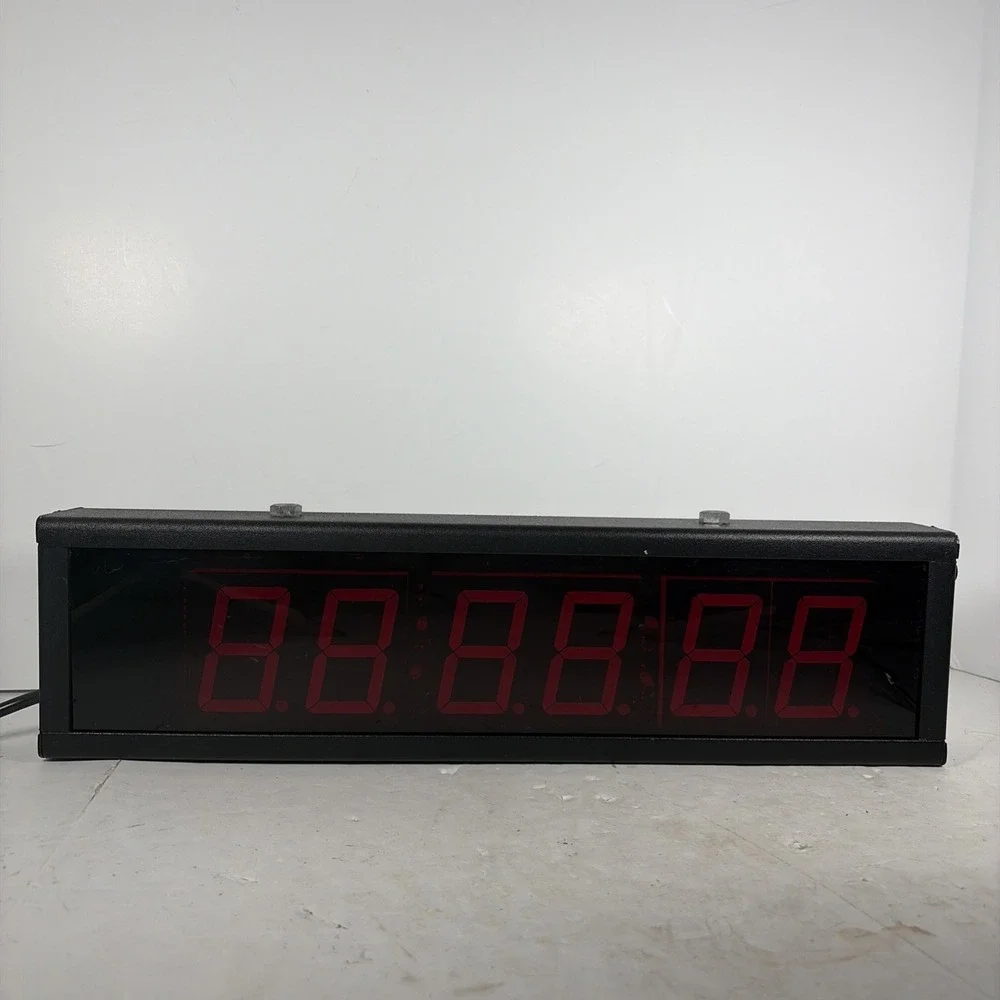 Electronic Displays Inc Industrial LED Clock Gym Timer‎ 16